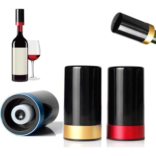 Automatic Vacuum Wine Bottle Stopper Red Wine Fresh Keeper With LED Display Intelligent Induction Vacuum Pumping Fresh Preserver