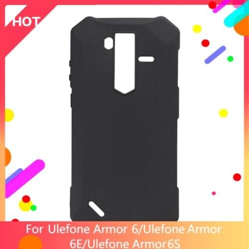 Armor 6 Case Matte Soft Silicone TPU Back Cover For Ulefone Armor 6E Ulefone Armor 6S Phone Case Slim shockproof