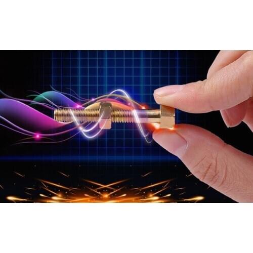 Thought screws toy Magicians Metal Health Soul Rotary Screw Nuts New Children Toy Turning Thought Screws Close-up Magic