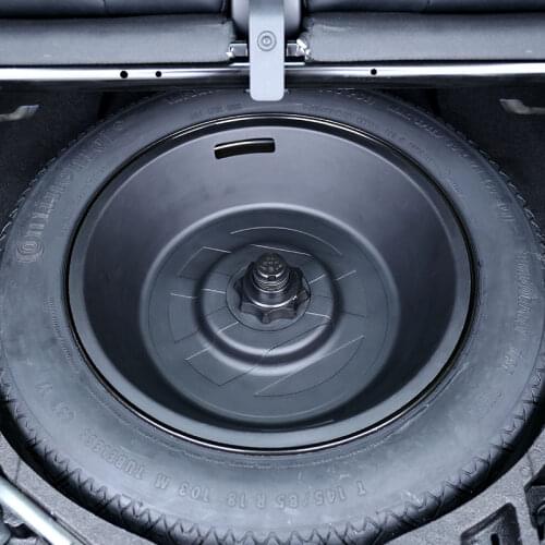 Trunk spare tire compartment box Miscellaneous storage box modification Interior Car accessories For SKODA KODIAQ 2017 2018