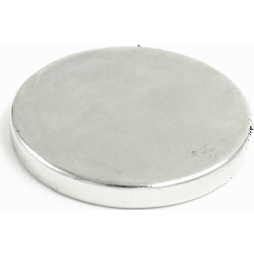 2pcs Strong Round Dia 60mm x 5mm N35 Rare Earth Neodymium Magnet Art Craft Fridge 60x5mm