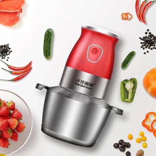 Meat Grinder Household Electric Multi-Function Cooking Machine Small Fruit And Vegetable Ground Meat Juice Blender