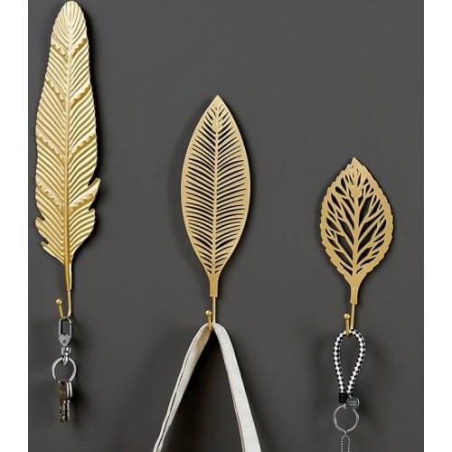 Back Catch Wall Hook Exquisite Non Perforated Decorative Clothes Hook Light Luxury Clothing Store Fitting Room Hotel Porch Hook