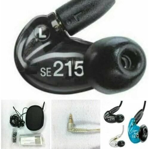 SE215 Earphons Hifi stereo Noise Canceling 3.5MM SE 215 In ear Detchabl mmcx cable headphones with Box VS SE535 SE 535 Big Sale