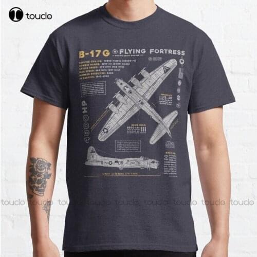 New B-17 Flying Fortress Classic T-Shirt Shirt Printing S-5XL womens shirts summer Unisex
