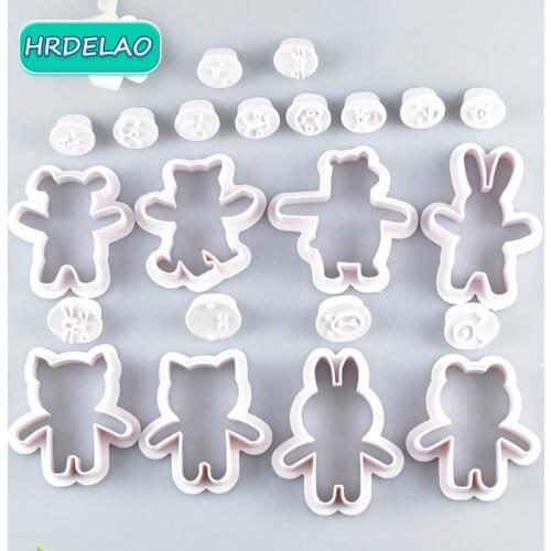 NEW Slimes Play Dough Tools Cute Bear Set Accessories Plasticine Modeling Soft Clay Kit Cutter Mold Educational toy for Children