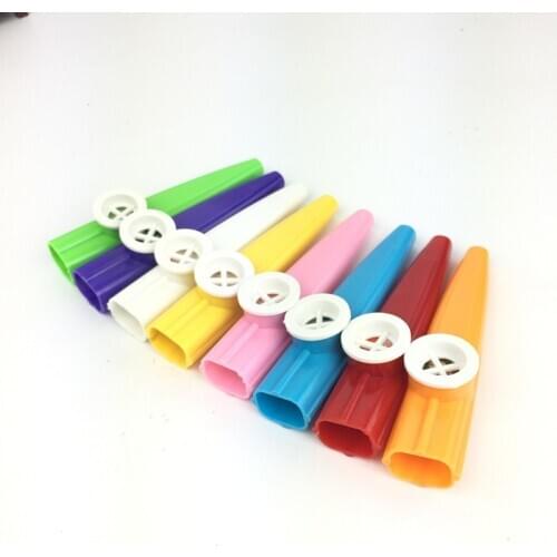 Plastic Paper Film Kazoo Childrens Accompaniment Simple Harmonica Mouth Woodwind Instruments Kazoo Flute