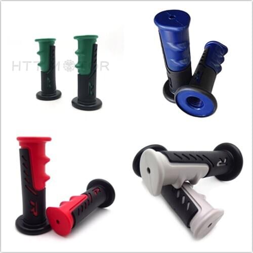 Aftermarket Free Shipping Motorcycle Parts Rubber Green ComFortable Hand Grips 7/8" 22mm For Universal ATV Bike Cafe Racer Red