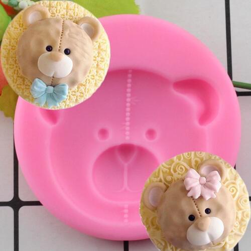 Bear Shape Silicone Mold Fondant Molds Cake Decorating Tools Sugar Craft Kitchen Baking Moulds Chocolate Gumpaste Mould