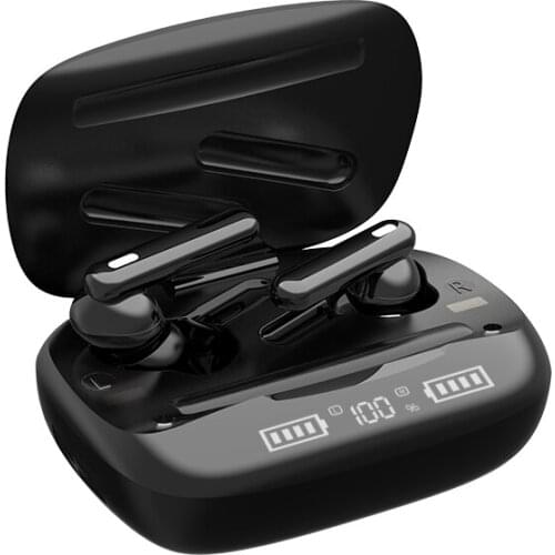 New T30 TWS In-Ear Wireless Bluetooth Earphone LED Battery Display Phone Touch Control Sports Waterproof Headset