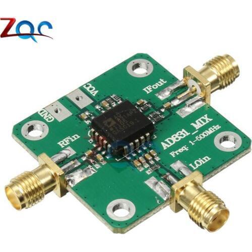 AD831 High Frequency RF Mixer Inverter 0.1-500MHz Board Module HF VHF Receiver RF-IF frequency 9-11V