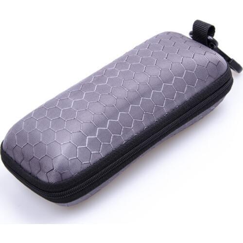 Protable Rectangle Zipper Sunglasses Hard Eye Glasses Case Protector Box New