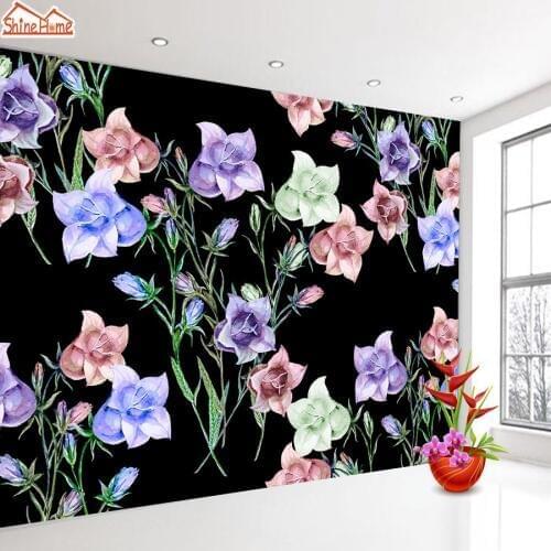 Large Murals Photo Wallpaper for Walls in Rolls 3d on the Wall Wallpapers Paper Home Decor 3 d Flower Decoration papel de parede