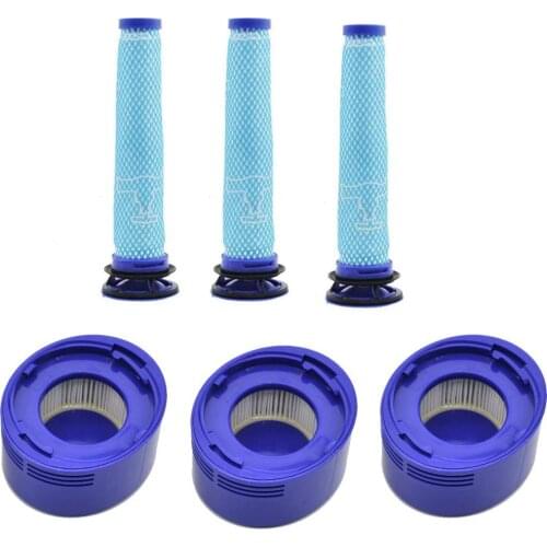 Replacement for Dyson V6 V7 V8 DC58 DC59 DC61 DC62 DC74 Cordless Vacuum Cleaners Filter KitHepa, Part # 965661-01(6Pcs