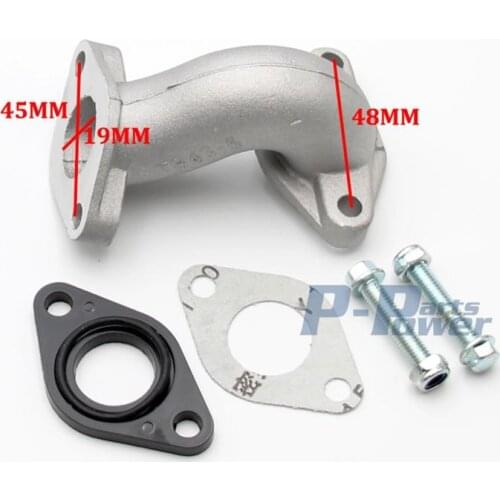 19mm Carby Carburetor Intake Manifold Throat Gasket Screw Kit For 50cc 70cc 90cc 110cc 125cc Quad Pit Dirt Bike ATV Buggy NEW