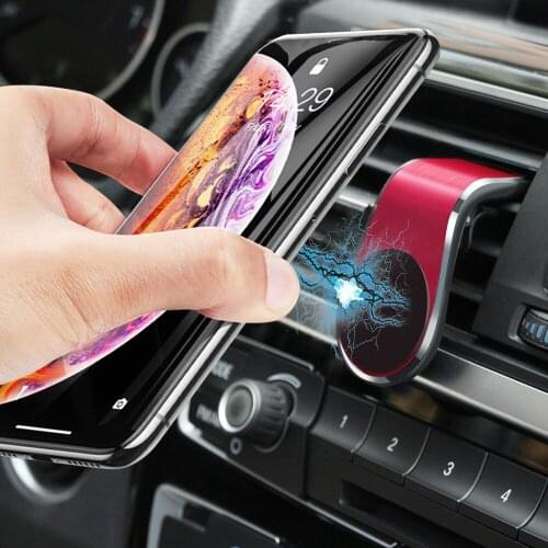 Magnetic Car Phone Holder GPS Mount Holder Air Vent Clip for Renault Kadjar Megane Koleos QM5 QM6 Talisman Captur Espace Clio