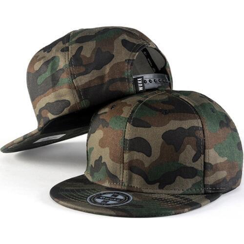 Fashion Camouflage Personality Unisex Baseball Cap Sunscreen Leisure Man Hip Hop Caps Breathable Sun Visor Flat Snapback Hat Z05