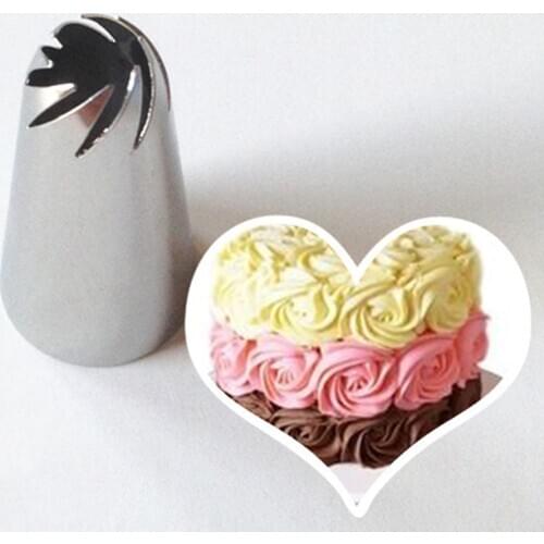 Stainless Steel 7 Sizes Pastry Tube Cream Icing Piping Tips Nozzle Fondant Cake Decor Cake Sugar craft Pastry Tool