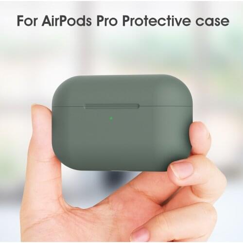 New For AirPods Pro2019 Case Protective Silicone Cover Case Shockproof for Apple AirPods Pro Wireless Earphone Charging Box Bags