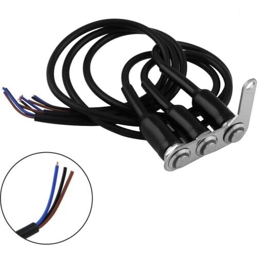 1Pcs Motorcycle handlebar switch Mount LED Waterproof Motorbike Switches ON OFF Push 3 Button for Headlight Fog Light Switches