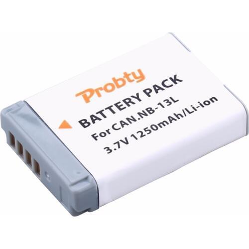Probty NB-13L NB13L NB 13L Digital Battery for Canon PowerShot G5X G7X G9X G7 X Mark II G9X Mark II SX620 HS SX720 HS Camera