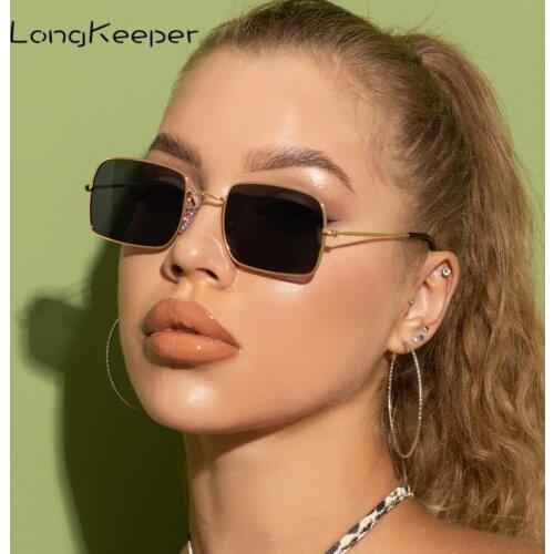 2021 Retro Square Sunglasses Men Women Brand Designer Metal Frame Sun Glasses Female Classic Driving Eyewear Gafas de sol mujer