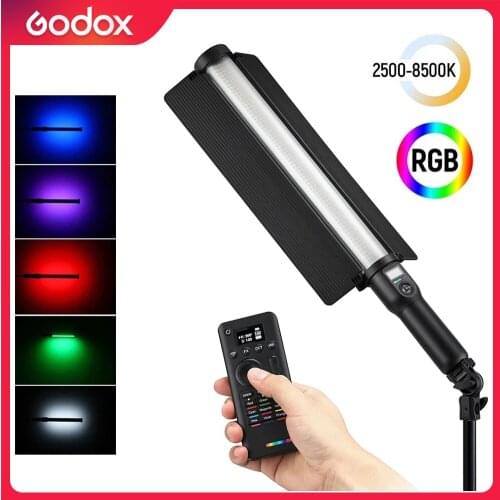 Godox LC500R LED light stick Bi color Adjustable 3300K-5600K Dimmable for photography studio Youtube Live Tiktok PK Aputure