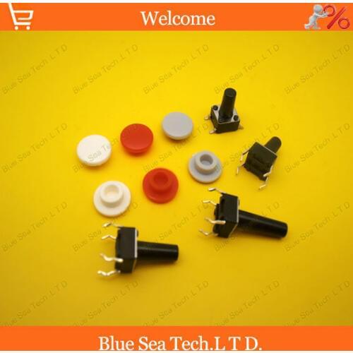 200PCS Tactile Push Button Switch Cap,Micro switch button Cap,Momentary Tact Cap ,Parcel is not include the switch