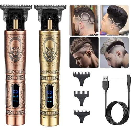 Hair Trimmer Barber Hair Clipper Cordless Hair Cutting Machine Beard Trimmer Shaving Machine Wireless Electric Razor Men Shaver