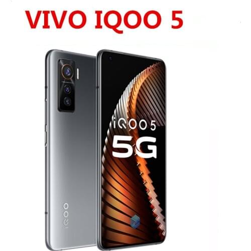 Stock Vivo IQOO 5 5G Smart Phone 6.56" 120HZ Super Amoled Snapdragon 865 50.0MP+13.0MP+13.0MP+16.0MP Screen Fingerprint Face ID