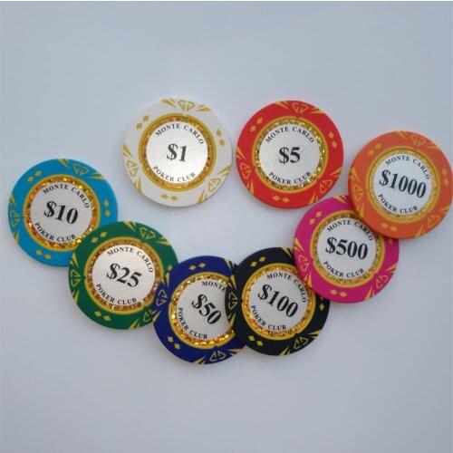 14G clay poker chips