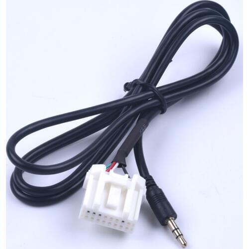 2016 New Jack AUX Audio MP3 Player Input Adapter Cable For Mazda 6/M6/M3 1Pcs 3.5mm