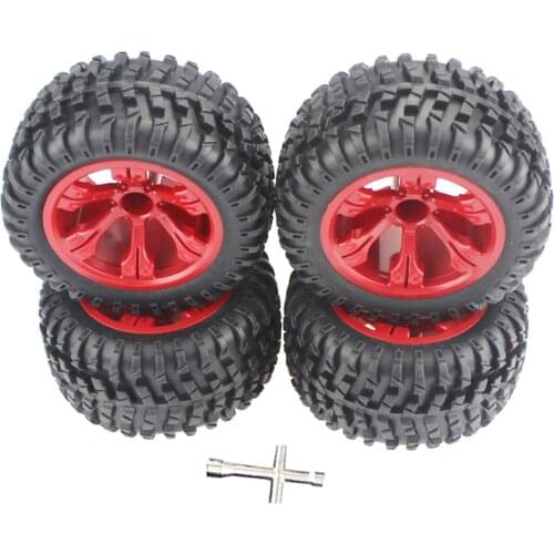 4pcs Tyres 110cm Diameter for Wltoys 12428 124019 12427 1/12 Scale RC Cars Upgrade Parts