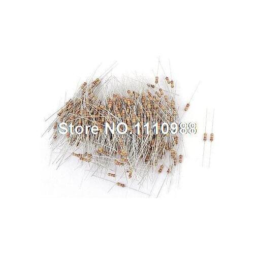 500 x 1/4W 250V 120K ohm Axial Lead Carbon Film Resistor
