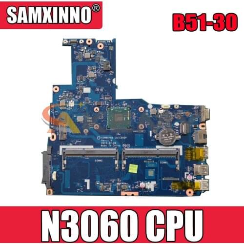 Akemy For Lenovo B51-30 AIWBO/B1 LA-C292P Laptop Motherboard CPU N3060 DDR3 (with Fingerprint connector) 100% Test OK