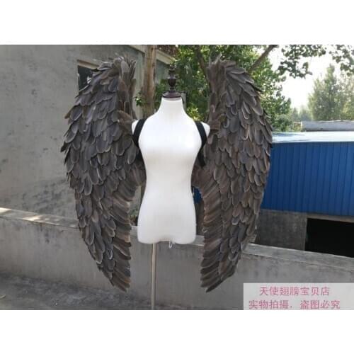 Black or white new style angel wings props catwalk show props festival Angel Feather wings Window props underwear catwalk