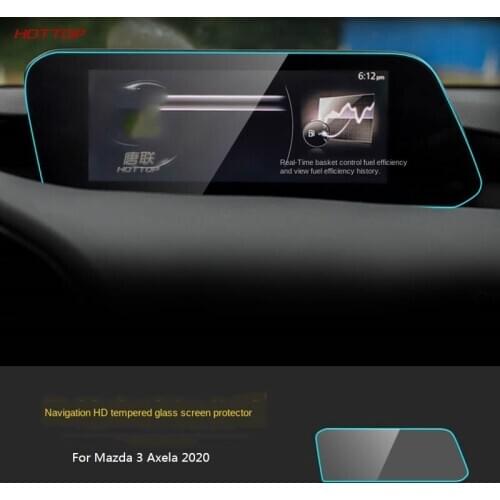 For Mazda 3 Axela 2020 GPS Navigation Screen Tempered Glass Protective Film Screen HD Display Film Sticker