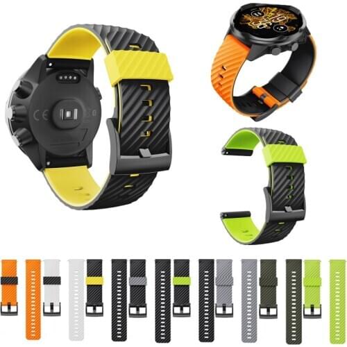 For suunto 7/9/Baro/D5 diving soft Silicone Smart Watch Wristband Accessory R9CB