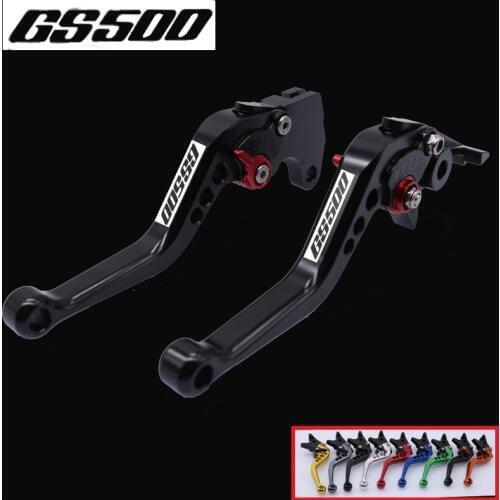 For Suzuki GS500 GS 500 1989-2008 2003 2004 2005 2006 2007 Black CNC 2 finger Short Motorcycle Brake Clutch Levers