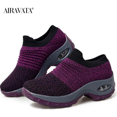 Sneakers Casual Lightweight Tennis Shoes Female Trainers Soft Bottom Sport Shoes Height Increasing Platform Tenis Feminino