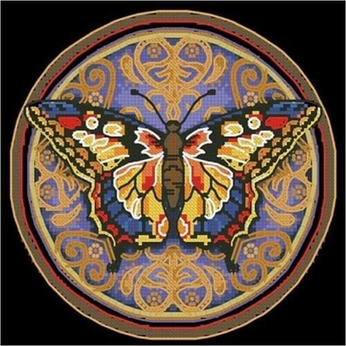 100% cotton threads butterfly Counted Cross Stitch 11CT 14CT DIY Cross Stitch Kits Embroidery Needlework Sets home decor