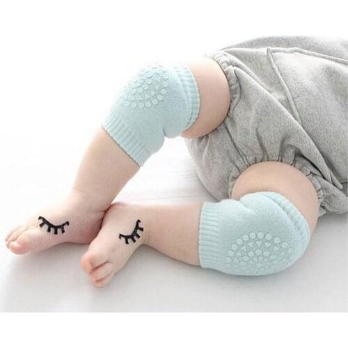 Baby Knee Pad Kids Safety Crawling Elbow Cushion Newborn Toddlers Baby Cotton Solid Leg Warmer Kneecap Support Protector Baby