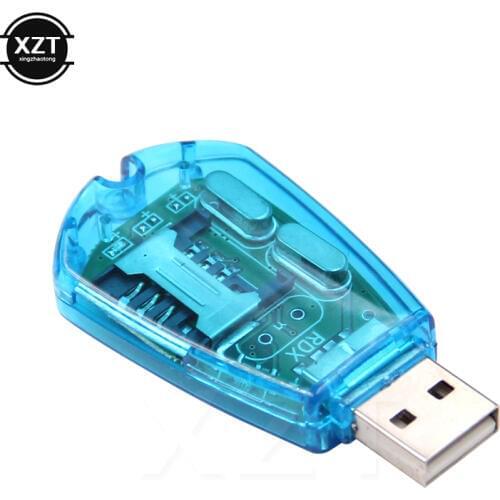 Newest SIM Card Reader USB Sim Card Reader/Writer/Copy/Cloner/Backup Kit for GSM CDMA Cellphone SMS Backup