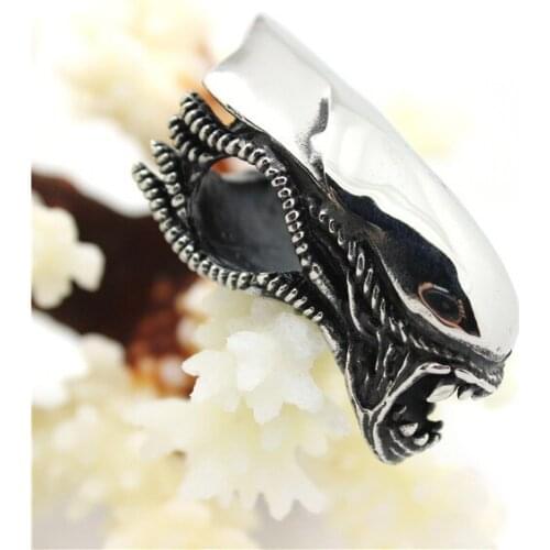 2017 New 316L Stainless Steel Moive Cool Men Women Alien Pendant Fast Shipping