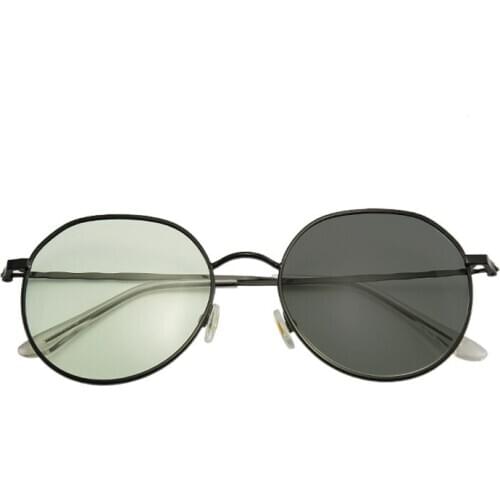 2020 new anti-blue color glasses unisex retro flat mirror anti-blue glasses anti-ultraviolet photochromic sun glasses for women