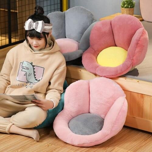 New 45CM Soft Flower Pillow Animal Seat Cushion Stuffed Plush Sofa Chair Indoor Floor Home Decor Winter Children Girls Gift
