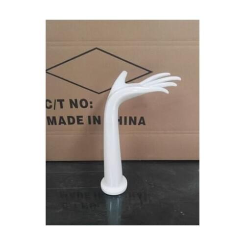 New Arrival Fiberglass White Female Hand Mannequin Display Hand Manikin Hot Sale