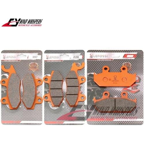 Motorcycle Front Rear Brake Pads For Suzuki AN 250 AN250 Skywave 2007-2008 AN 400 AN400 K7/K8/K9/L0/L1/L2/L3 Burgman 2007-2016