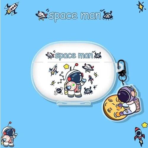For Beats Studio Buds Case Cartoon Planet Silicone Protect Earphones Cover for Beats-Studio Buds Shockproof Headphone Case