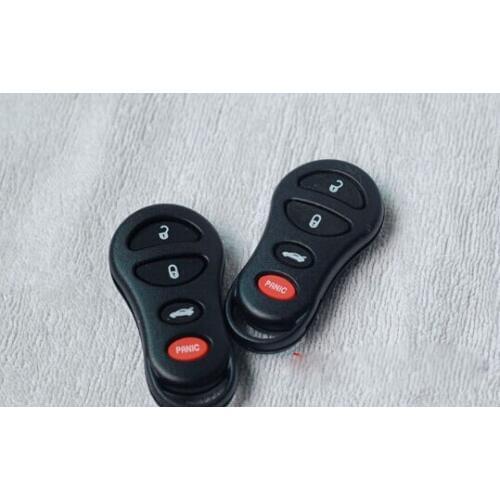 Blank 3+1 Buttons Replacement Car key Shell for Chrysler 4B Remote Key Case